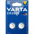 VARTA CR 2025 litium, 3V pakuotėje 2 vnt.